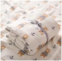 Плед Muslin blanket 100х90см из шести слоев муслина