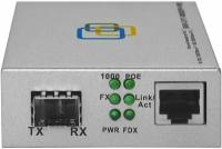 Медиаконвертер SNR Медиаконвертер SNR SNR-CVT-1000SFP-V2 Разъемы на входе RJ-45 Разъемы на выходе SFP Скорость передачи 1000Мбит/с