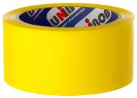 Клейкая лента упаковочная Unibob, 48мм*66м, 45мкм, желтая