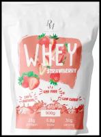 Протеин Whey PM-organic nutrition, 900 гр, клубника