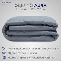 Стеганое одеяло SONNO AURA гипоаллергенное, наполнитель Amicor TM