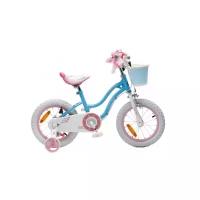 Детский велосипед Royal Baby Star Girl 16 синий (требует финальной сборки)
