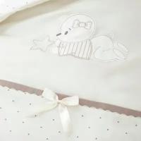 Комплект постельного белья детского в кроватку Perina Le Petit Bebe 3 предмета цвет молочно-кофейный