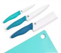 Набор ножей c разделочной доской Huohou Ceramic Knife Chopping Block Kit