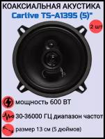 Автомобильные Колонки / Динамики / Коаксиальная акустика / 600 Вт / 5 дюйм. / 13 см / Комплект 2 шт / TS-A1395 (5)