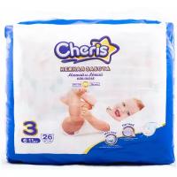 Детские подгузники Cheris 26 шт. размер М (6-11кг.)