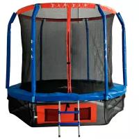 Батут DFC JUMP BASKET 8ft внутр.сетка, лестница (244cм) 8FT-JBSK-B