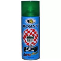 Краска Bosny Spray Paint акриловая универсальная металлик, №2604 metallic green, глянцевая, 400 мл