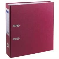 OfficeSpace Папка-регистратор с карманом на корешке A4, бумвинил, 70 мм, бордовый