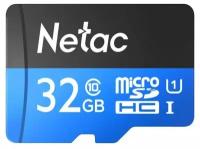 Флеш карта microSDHC 32GB Netac P500 (с SD адаптером) 80MB/s (NT02P500STN-032G- R)