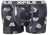 Трусы X-File Boxer CAMOUFLAGE, piombo (темно-серый), 5-XL