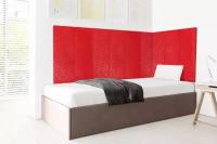 Прикроватная панель Eco Leather Red 30х80 см 1 шт