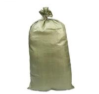 Мешок полипропиленовый 55 х 105 см, для строительного мусора, зеленый, 50 кг, (10шт)