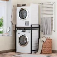Стеллаж для стиральной и сушильной машины (Стеллаж металлический в ванную)