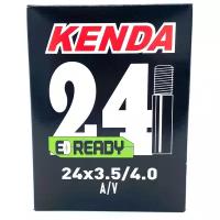 KENDA Велокамера Kenda 24 x3.50-4.00, стенка 1,00 мм, a/v