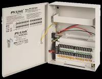 PV-DC10A+ PV-Link v.2035 - блок питания стабилизированный, DC 12 В, 10 А, 18 выходов, выход на 2 АКБ (7.1 А·ч), встроенная защита