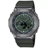 Наручные часы CASIO G-Shock GM-2100B-3AER, зеленый, серый