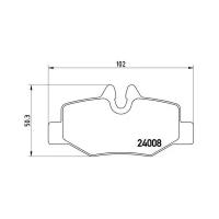 TRIALLI PF4066 Колодки тормозные задние дисковые к-кт