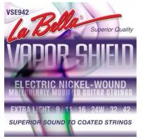 Струны La Bella VSE942 Vapor Shield 9-42 для электрогитары