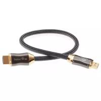 Кабель HDMI 19M/M,ver. 2.1, 8K@60 Hz 0.5m метал разъемы, нейлоновая оплетка Telecom