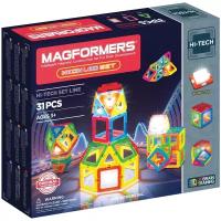 Конструктор MAGFORMERS Hi-Tech 709007 Neon LED Set, 31 дет