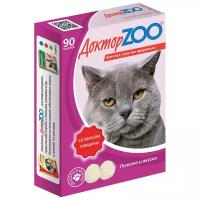 Витамины для животных ДокторZOO Для кошек Говядина 90 таблеток