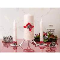Набор свечей для домашнего очага на свадьбу и венчание 