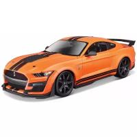 Maisto Машинка металлическая Ford Mustang Shelby GT500 2020, 1:24, оранжевая