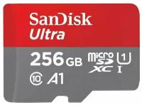 Флеш карта microSDXC 256Gb SanDisk Class 10 Ultra UHS-I 120MB/s (SDSQUA4-256G-GN6MN)