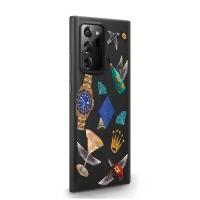 Черный силиконовый чехол MustHaveCase для Samsung Galaxy Note 20 Ultra Luxury lifestyle для Самсунг Галакси Ноут 20 Ультра Противоударный