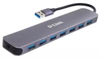 USB-концентратор D-Link DUB-1370/B2A, разъемов: 7