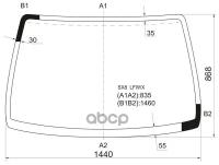 Стекло Лобовое Honda City 98-03 XYG арт. SX8 LFW/X