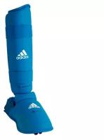 Защита голени и стопы Adidas WKF Shin and Removable Foot Blue (XL)
