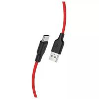 Кабель Hoco Кабель Hoco X21 Plus USB - Type-C, 2 м, 1 шт., черный/красный