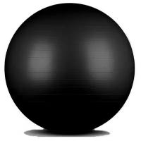 Мяч гимнастический IN002 INDIGO Anti-burst с насосом Черный 85 см