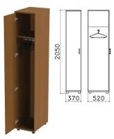 Шкаф для одежды «Монолит», 370×520×2050 мм, цвет орех гварнери, ШМ52.3
