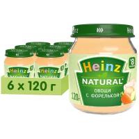 Пюре Heinz Овощи с форелькой (с 8 месяцев) 120 г, 120 г, 6 шт