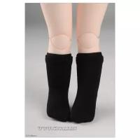 Dollmore Smart Knee Socks Black (Черные носки с резинкой для кукол Доллмор)