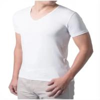 Футболка термо PHITEN RAKU MEN'S INNER SHIRT HALF SLEEVE, белый