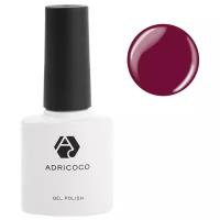 ADRICOCO гель-лак для ногтей Gel Polish, 8 мл, 130 винно-бордовый