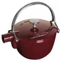 Чайник круглый Staub 16,5 см, 1,15 л, гранатовый 1650087