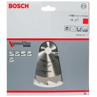 Диск пильный BOSCH 2608640784 160X16 12 SPEEDLINE