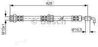 BOSCH 1987476966 1 987 476 966_шланг торм. пер. Mazda 323/626 1.3-2.0D 89-98 L428