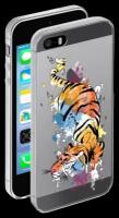 Чехол для Apple iPhone 5/5S Deppa Gel Art Animal Тигр