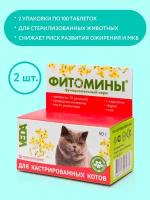 Фитомины Функциональный корм для кастрированных котов, 50г, 2шт, VEDA