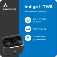 Беспроводные наушники Accesstyle Indigo II TWS, black