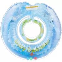 Круг на шею Baby Swimmer Флора 0m+ (6-36 кг) с погремушкой солнечный остров