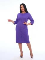 Платье женское фиолетовое Mojersey L (48) / классическое платье / офисное платье / летнее платье