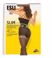 Колготки женские SLIM 40, цвет лёгкий загар (visone), размер 5