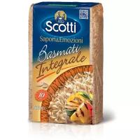 Рис Riso Scotti Basmati brown rice басмати нешлифованный длиннозерный бурый, 500 г